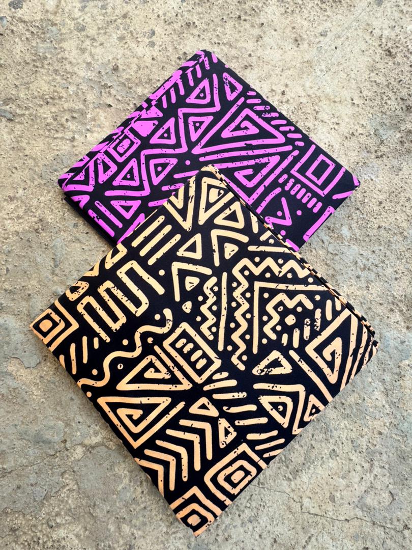 Mudcloth Duo / Pink & Peach